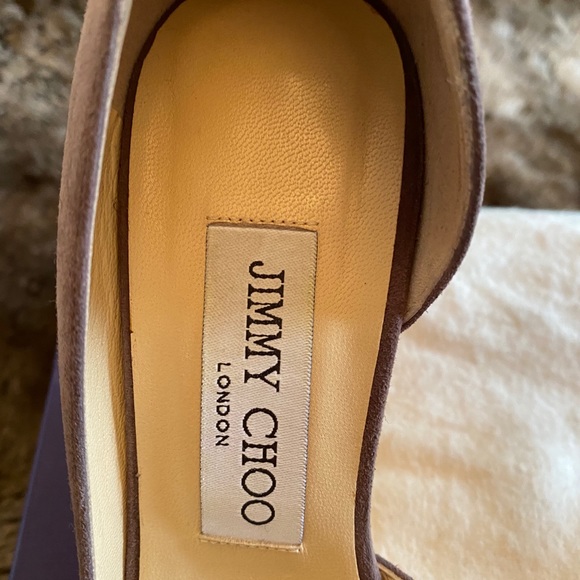 Jimmy Choo Grey Suede Pumps- LIKE NEW! - Picture 2 of 8